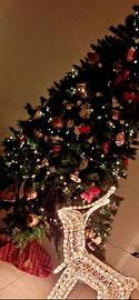Renna luminosa Natale 
