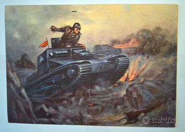 Cartolina 3° Reggimento Carrista del R.E.I. in AOI