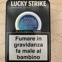 Scatola in latta lucky-strike