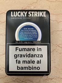 Scatola in latta lucky-strike