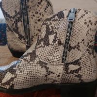 texano in pelle pitonato