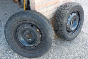 4 vecchi pneumatici Michelin Alpin invernali