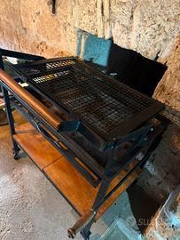 Barbecue griglia girevole
