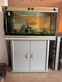 Acquario 200 litri completo