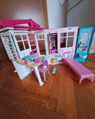 casa delle vacanze portatile di Barbie