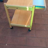 CARRELLO "FOPPAPEDRETTI" CON CASSETTO  E RUOTE