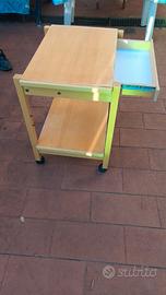 CARRELLO "FOPPAPEDRETTI" CON CASSETTO  E RUOTE