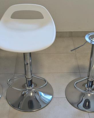 2 SGABELLI REGOLABILI + 2 SUPPORTI REGOLABILI
