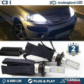 Kit Lampade Luci FULL LED per CITROEN C3 H7 6500K
