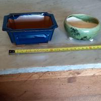 vasi per bonsai + roccia naturale per paesaggio