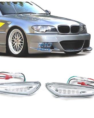 FRECCIE LATERALI A LED CROMATE BMW E46 01-05