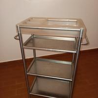 carrello acciaio inox con ruote