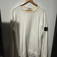 Felpa Bianca Stone Island 