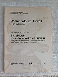 Dizionario semiotica - Greimas e Courtes