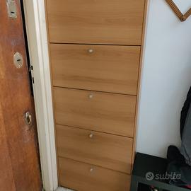 scarpiera 5 spazi ciliegio