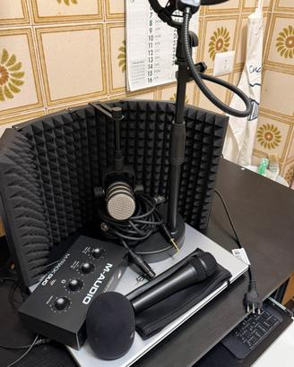 Attrezzatura per studio registrazione o privati