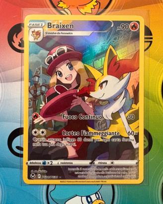 Carta Pokémon Braixen TG01/TG30