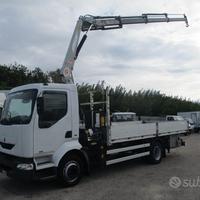 Renault MIDLUM 120/21 GRU PM 8523 4 PIEDI CASSONE
