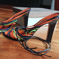 Sandali Missoni originali scarpe donna pelle nuove