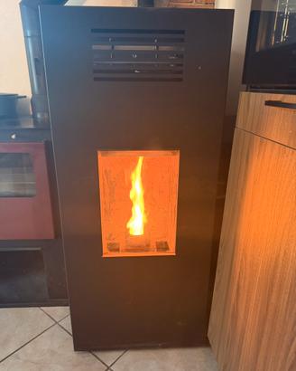 Termostufa caldaia a Pellet Montegrappa MW18 NoirM