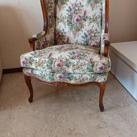 Poltrona Bergère stile Barocco anni 60