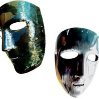 Maschera Sartiglia in fibra di Carbonio