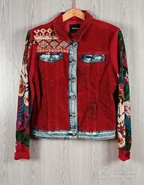 Desigual giacca  tg.46  borgogna  Velvet&Denim