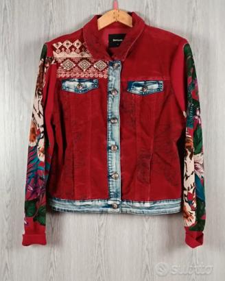 Desigual giacca  tg.46  borgogna  Velvet&Denim
