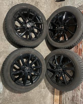 Cerchi 4x108 R16 con gomme 195/55R16 91H