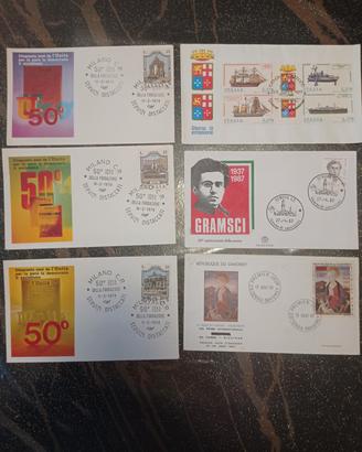 Lotto 11 Buste  Filateliche + 4 omaggio