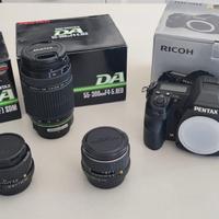 Pentax K3 + obiettivi + borse