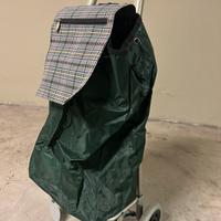 Carrello portaspesa verde