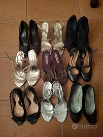 9 paia di scarpe numero 37 vari brand