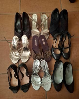 9 paia di scarpe numero 37 vari brand