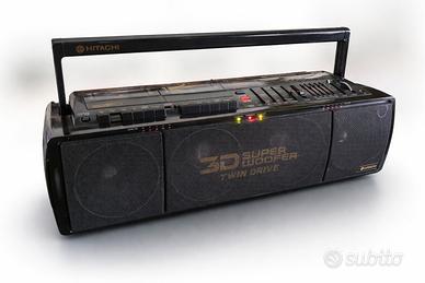 Radio registratore a doppia piastra Hitachi