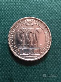 Moneta da collezione. San Marino 20 lire del 1932
