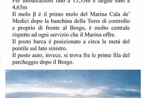 Posto Barca 15 M, Porto Cala de’ Medici (LIVORNO)