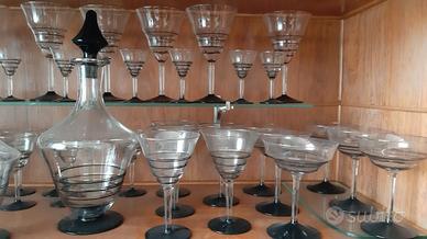 Servizio bicchieri decò 1930