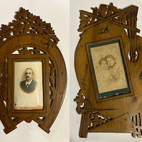 antiche cornici in legno traforato primi '900