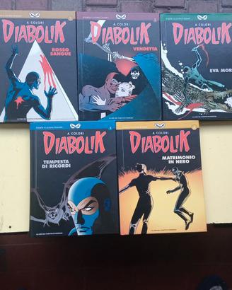 9 volumi DIABOLIK A COLORI (Ed. Panorama) a 12euro