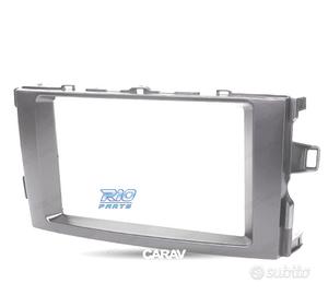 CORNICE NERA RADIO 2-DIN PER TOYOTA AURIS 06-12
