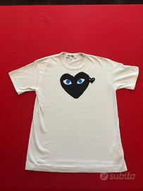 T-shirt Comme des Garçons Play bianca