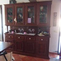 credenza in legno castagno 