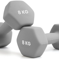 Set di 2 Manubri Antiscivolo in Neoprene, Coppia d