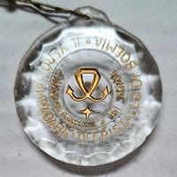 Lampadario Cristallo Boemia cartellino etichetta 