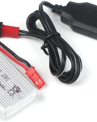Batteria LiPo 3.7V 1800mAh 25C con USB per JJRC H1