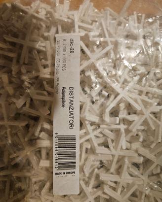 Distanziatori per piastrelle 2 mm