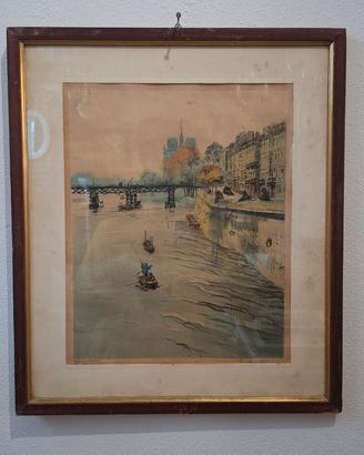 Splendida stampa d'arte vintage (49,5x42,5 cm)