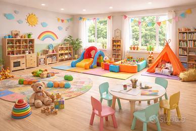 Allestimenti per Asili Nido, Scuole e  Aree Gioco
