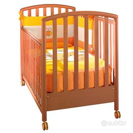 Lettino Ciak Pali per bambini con materasso